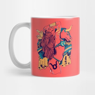 Retro Triad Taurus Beauty Mug